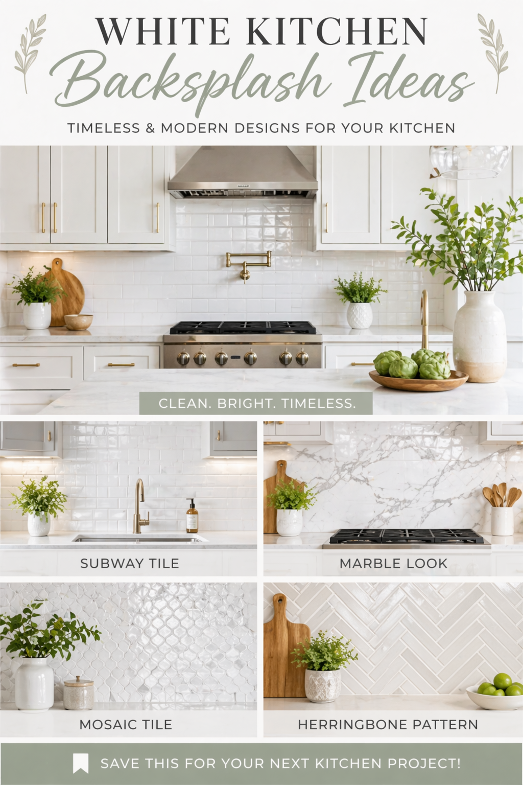 White Kitchen Backsplash Ideas: Timeless & Modern Designs (2026 Guide ...