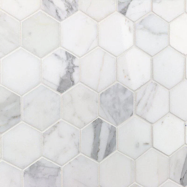 Elevate Your Space with Hexagon Design Tiles from stoneandtiledepot.com