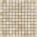 1x1 Tumbled Durango Travertine Mosaic Tile.