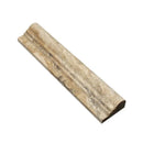 2 1/2x12 Honed Philadelphia Travertine Double-Step Chair Rail Trim.