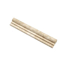 2x12 Honed Durango Travertine Single-Step Chair Rail Trim.