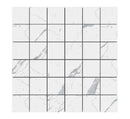 2x2 Statuario Marble Mosaic Tile.