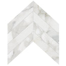 2x8 Calacatta Gold ( LARGE ) Chevron Marble Mosaic Tile.