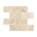 3x6 Honed Durango Travertine Tile.