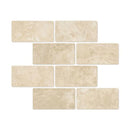 3x6 Tumbled Durango Travertine Tile.