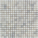 5/8x5/8 Honed Oriental White Marble Mosaic Tile.