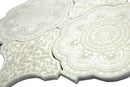 Marakkesh White Marble Waterjet Mosaic Tile