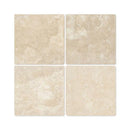 6x6 Tumbled Durango Travertine Tile.