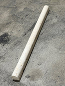 Cream Light Bianco Bullnose Pencil Liner Honed and Unfilled Mosaic Tile