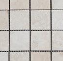 Cream Light Bianco 2x2 Honed and Filled Mosaic Tile