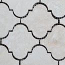 Cream Light Bianco Lantern Honed and Filled Mosaic Tile