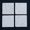 Cream Light Bianco 2x2 Tumbled Mosaic Tile