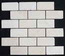 Cream Light Bianco 3x6 Tumbled Mosaic Tile