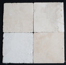 Cream Light Bianco 6x6 Tumbled Mosaic Tile