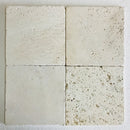 Cream Light Bianco 8x8 Tumbled Mosaic Tile