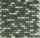 Breakwater Brick Mosaic Marble Honed Mosaic Tile - stoneandtiledepot.com