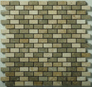 Longboard Brick Mosaic Marble Honed Mosaic Tile - stoneandtiledepot.com