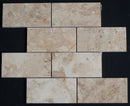 Adella Cappuccino Collection 3x6 Polished Mosaic Tile