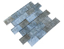 Crystal Aqua Diana Blue 2X3 Glass Mosaic Tile
