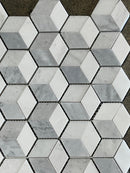 Dolomite Marble Glacial Honed Mosaic Tile