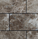 Emperador Dark Spanish Marble 3x6 Polished Tile