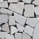 Floridian Cream Pebble Tumbled Mosaic Tile