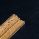 Gold Travertine Ogee Edge 2x12 Honed and Unfilled Mosaic Tile