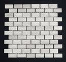 Haisa Light Marble 1x2 Honed Mosaic Tile