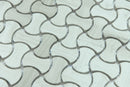 Haisa Light Axe Shape Honed Mosaic Tile