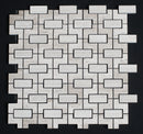 Haisa Light Vienna Pattern Honed and Blasted Mosaic Tile