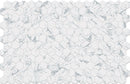 Hexa Calacatta Look Matte Glass Mosaic Tile
