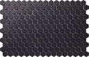 Hexa Neostone Black Matte Glass Mosaic Tile