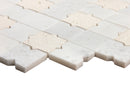Zeno Limra White Marble Waterjet Mosaic Tile