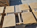 Ivory Travertine 18x18 Chiseled Edge Tile
