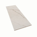IMPRESSIONS FLUTED CARRARA LOOK 12X36 PORCELAIN TILE