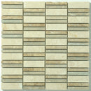 Voyage Linear Mosaic Marble Honed Mosaic Tile - stoneandtiledepot.com