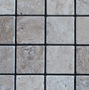 Noce Travertine 2x2 Tumbled Mosaic Tile