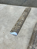 Moka Travertine Ogee Edge 2x12 Polished Mosaic Tile