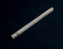 Lunarstone Noce Travertine Pencil Liner 3/4x12 Honed and Unfilled Mosaic Tile