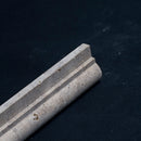 Lunarstone Noce Travertine Ogee Edge 2x12 Honed and Unfilled Mosaic Tile