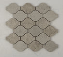 Thala Grey Ornament Limestone Mosaic Tile - stoneandtiledepot.com