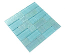 Crystal Aqua Osaka Maldives Green Multangular Glass Mosaic Tile
