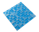 Crystal Aqua Osaka Sky Blue 1x1 Glass Mosaic Tile