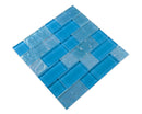 Crystal Aqua Osaka Sky Blue Multangular Glass Mosaic Tile