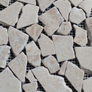 Adella Cappuccino Collection Pebble Tumbled Mosaic Tile