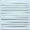 Super White Stripes Glass Mosaic Tile