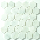 Pearl 2x2 Hexagon Polished Mosaic Tile - stoneandtiledepot.com