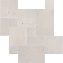 Shell Stone Limestone Brushed French Pattern Tiles (Versailles Pattern)