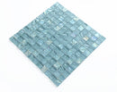 Crystal Aqua Soho Green 1x1 Glass Mosaic Tile