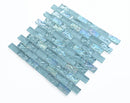 Crystal Aqua Soho Green 1x2 Glass Mosaic Tile
